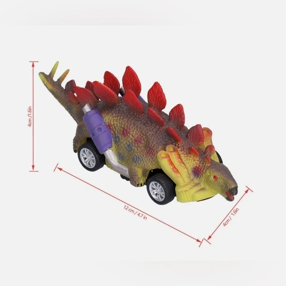 2 Dinosaur Pull Back Cars